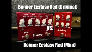 Bogner Ecstasy Red vs. Bogner Ecstasy Red Mini - YouTube