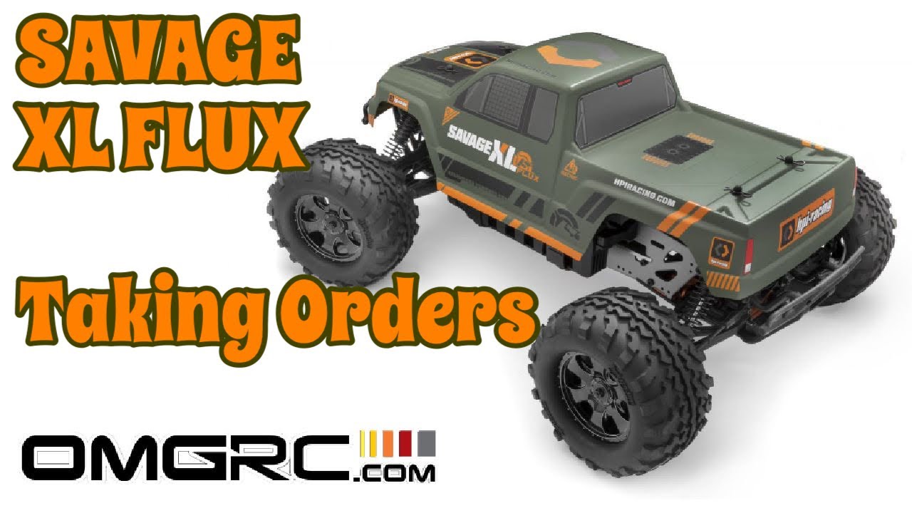 NEW 2021 HPI SAVAGE XL FLUX GTXL-1 MONSTER TRUCK RTR, 1/8 SCALE