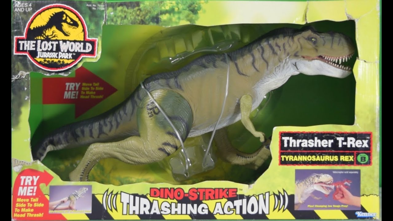 The Lost World Thrasher T-Rex Kenner® Unboxing & Review - YouTube