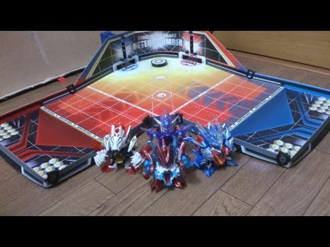 四聖獣バトル! in メテオボンバー クロスファイトビーダマン - YouTube