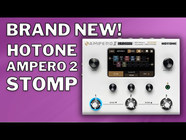 BRAND NEW Pedalboard | Hotone Ampero 2 Stomp - YouTube