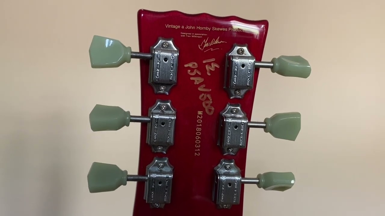 Friday guitar review and demo-Vintage VSA 500 in Antique Cherry