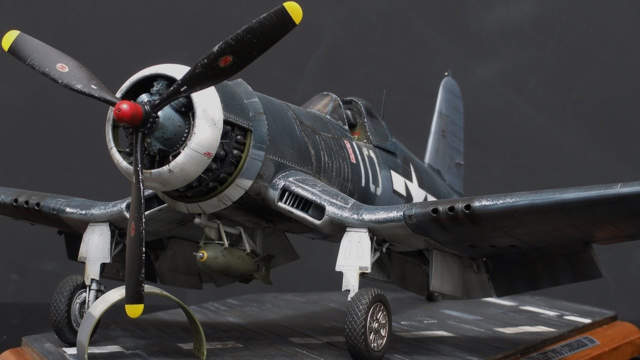 Tamiya Vought F4U -1A Corsair 1/32 - YouTube