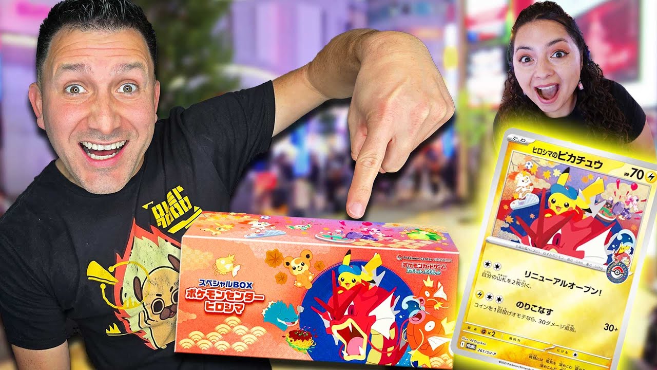 On the HUNT for the Special Hiroshima Pokemon Center Box in Japan