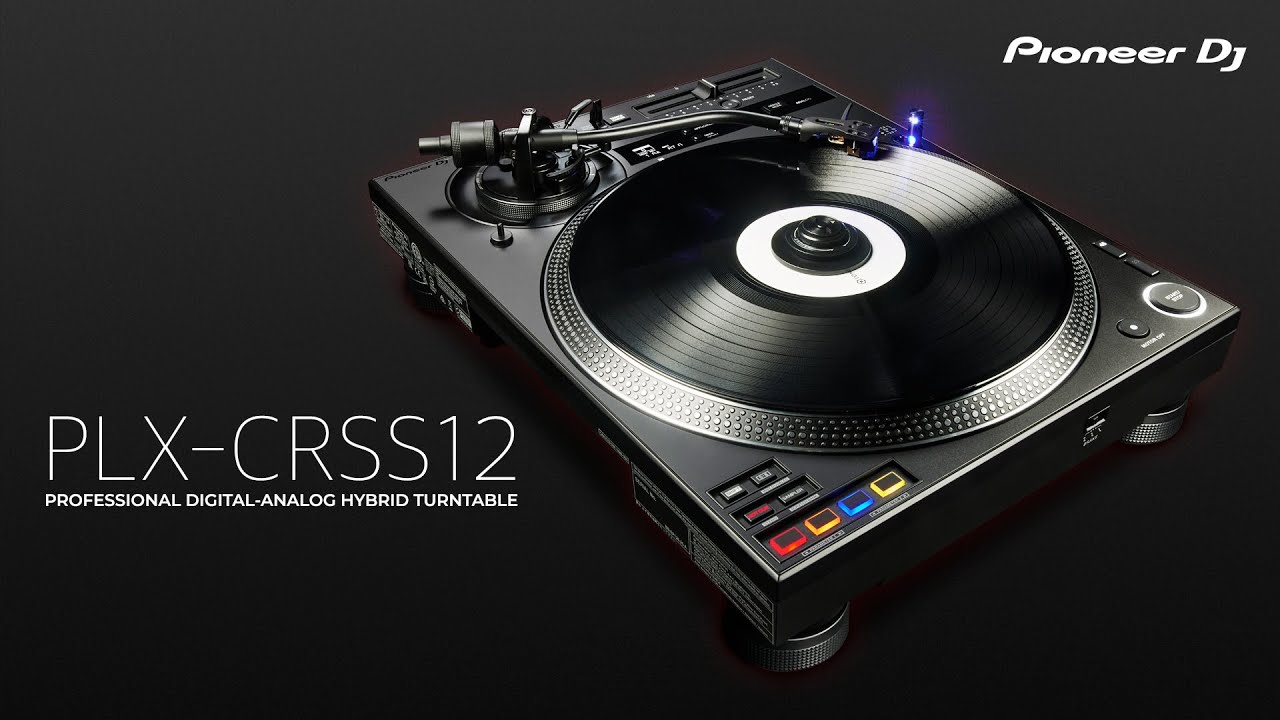 PLX-CRSS12: Pioneer DJ finally made a hybrid turntable + motorized
