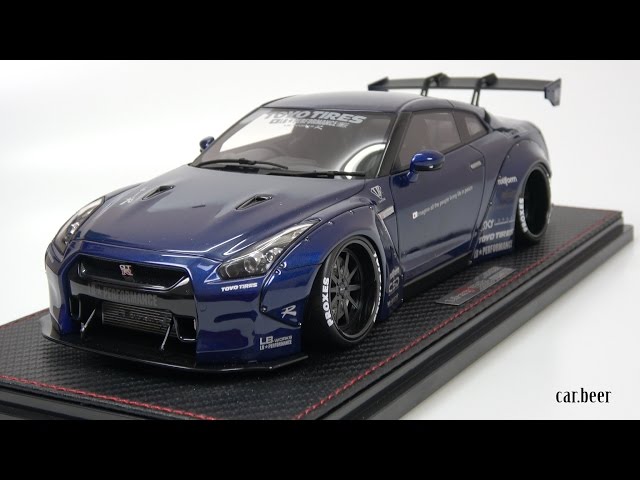 1/18 Ignition Model Liberty Walk LB-Works Nissan GT-R (R35) Blue