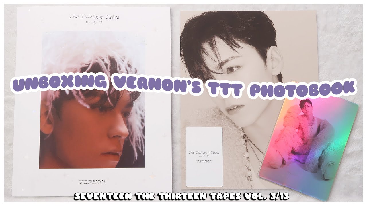 ✨ unboxing seventeen the thirteen tapes photobook - ttt vol. 3/13