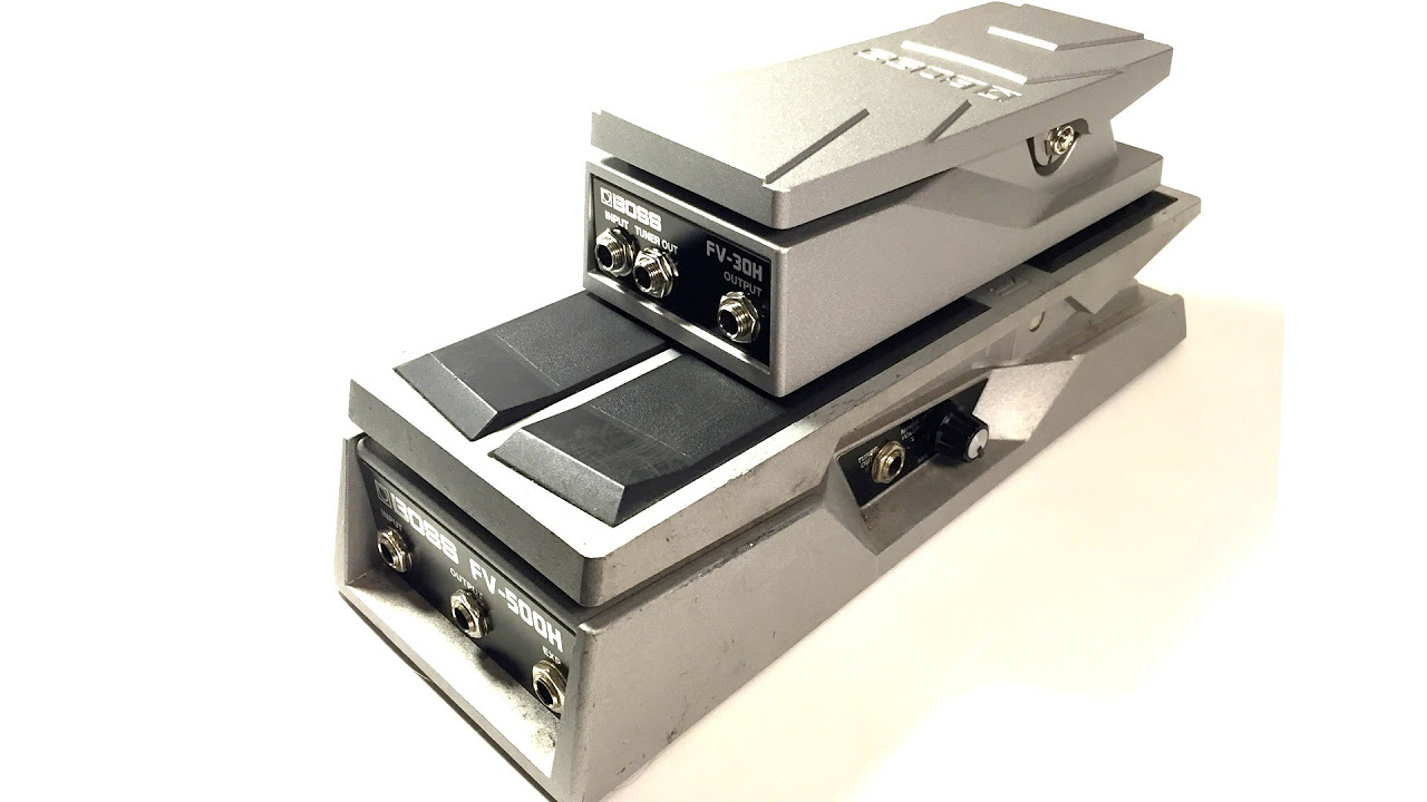 Boss FV30H vs FV500H Volume - YouTube