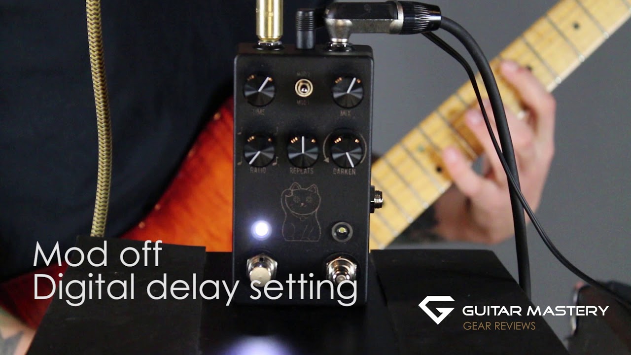 JHS Pedals Lucky Cat Delay - Gear mastery gear reviews - YouTube