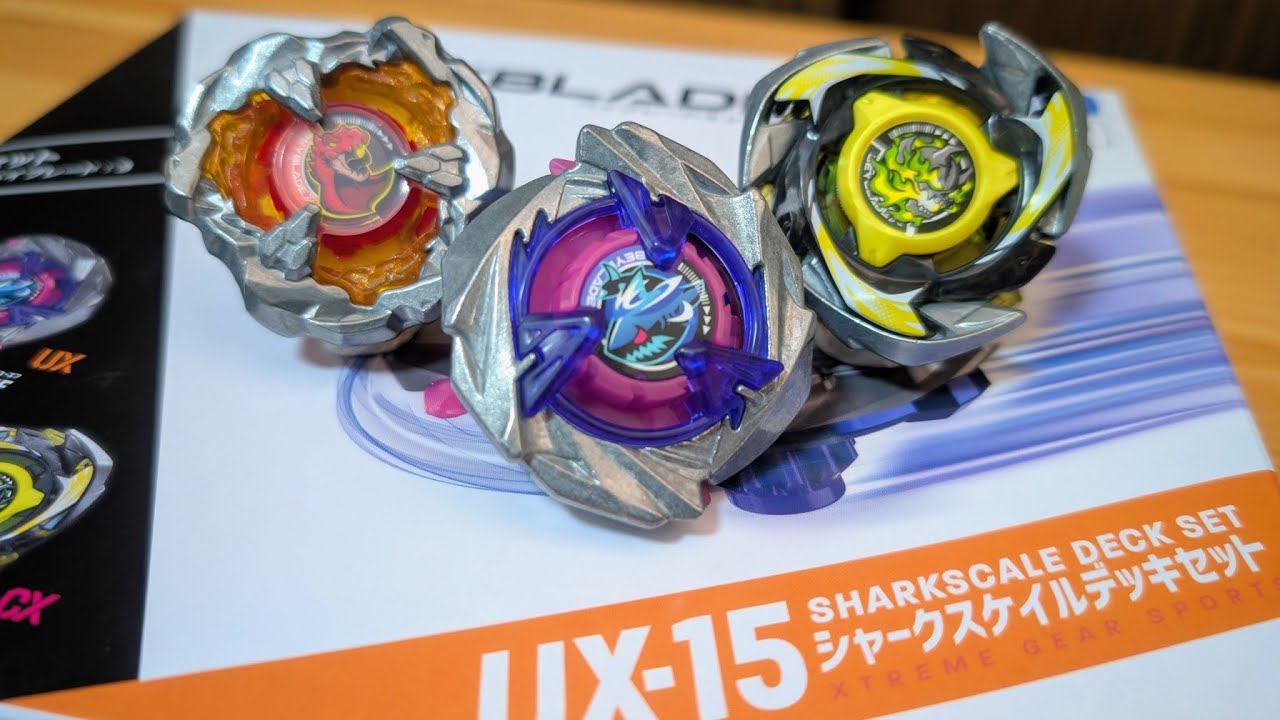 UX-15 Sharkscale Deck Set Beyblade X SHARKSCALE DECK SET BEYBLADE