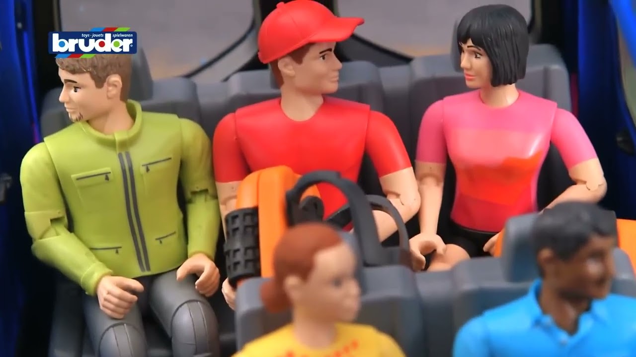 はたらくくるまのおもちゃ！bruder☆ブルーダー☆BR02670 MB 送迎車