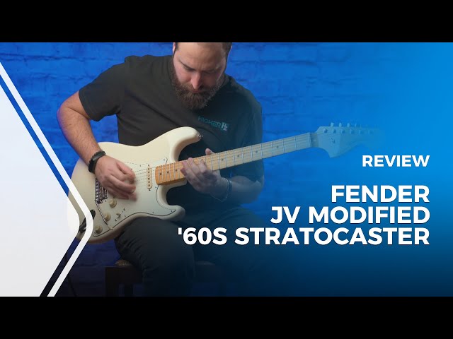 Fender JV Modified '60s Stratocaster Review [Olympic White] - YouTube