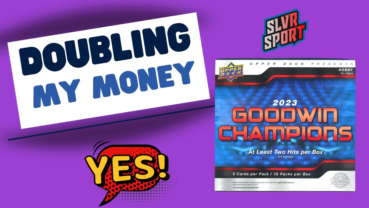 安くて楽しい！】開封動画vol.108 2022 Upper Deck Goodwin Champions