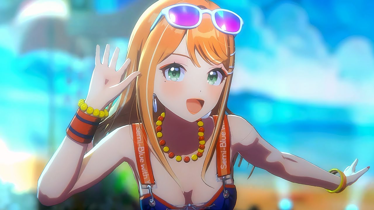 学園アイドルマスター MV 4K】キミとセミブルー【学マス 紫雲清夏