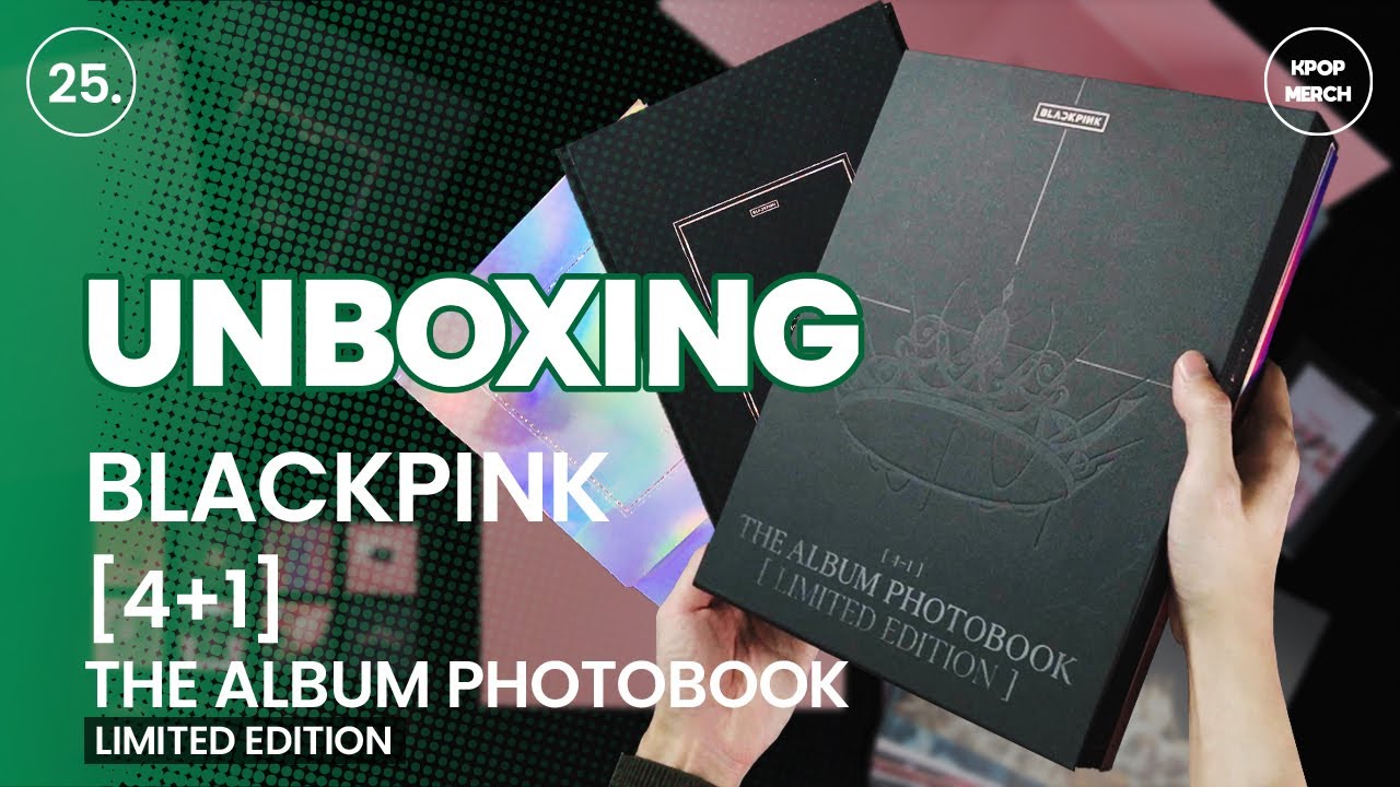UNBOXING BLACKPINK 4+1 THE ALBUM PHOTOBOOK Limited Edition 블랙