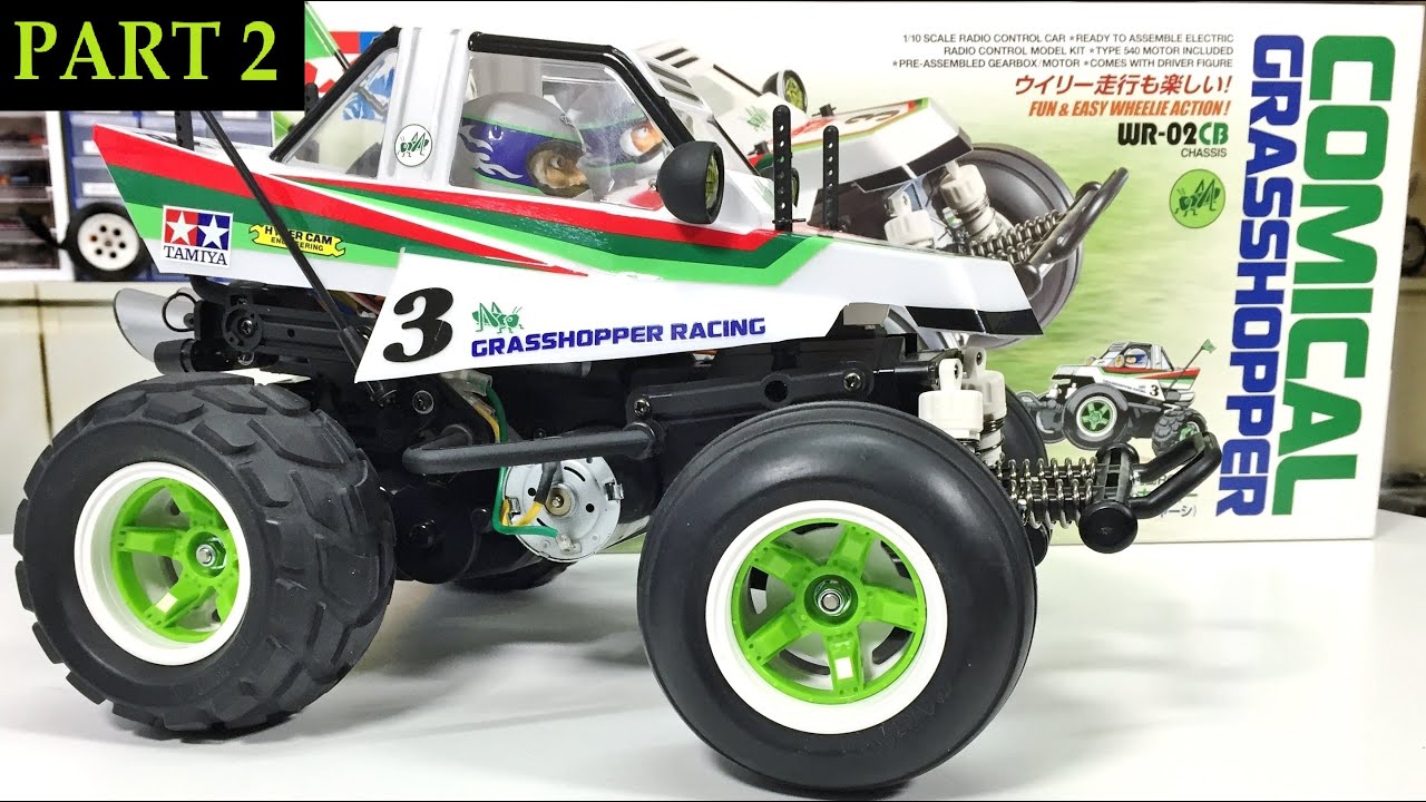 Tamiya Comical Grasshopper Build Item# 58662 | PART 2 - The Body
