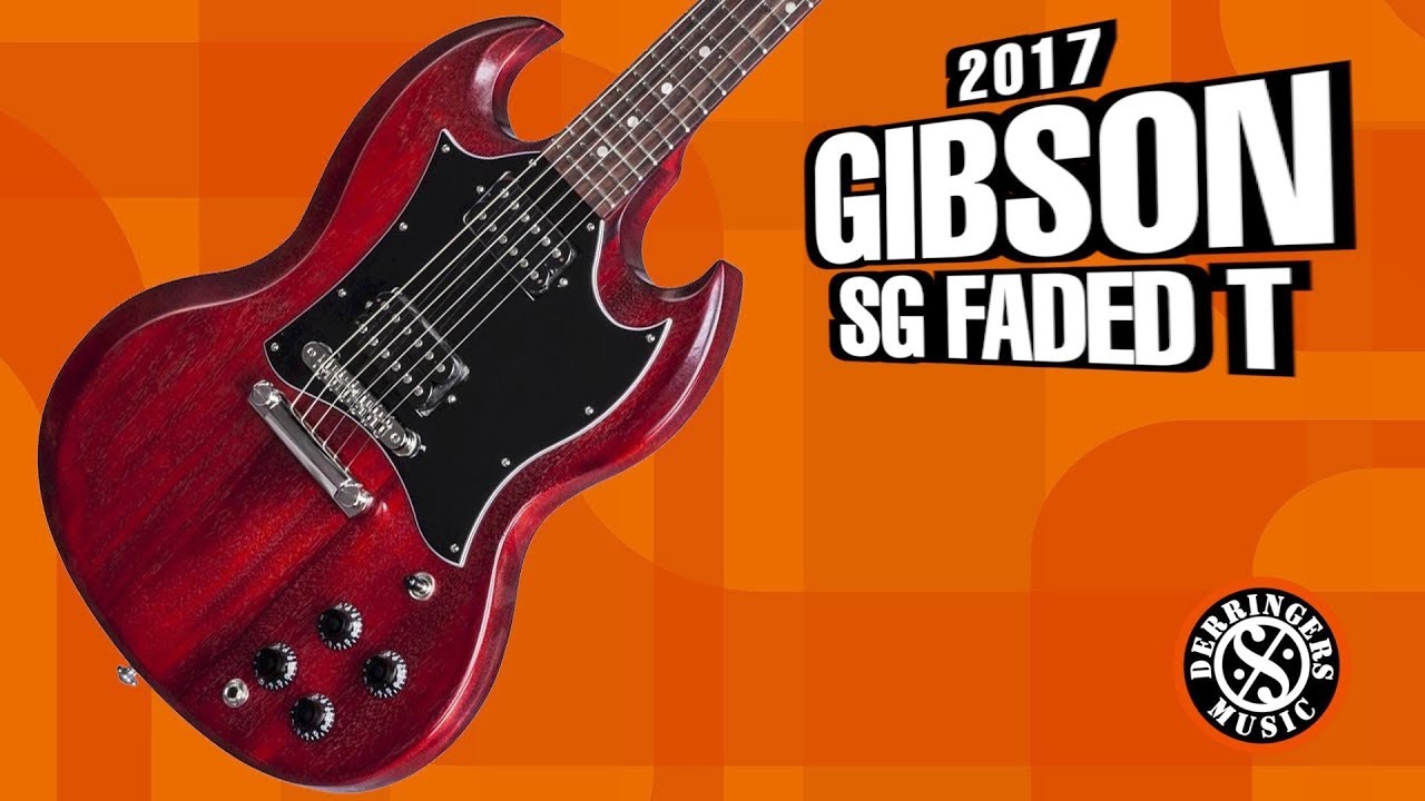 Gibson 2017 SG Faded T Electric Guitar - YouTube