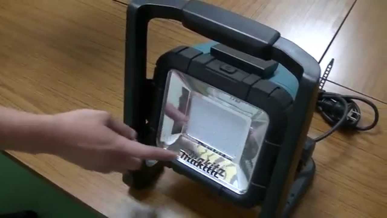 マキタ ML805 充電式LEDスタンドライト【ウエダ金物】 - YouTube