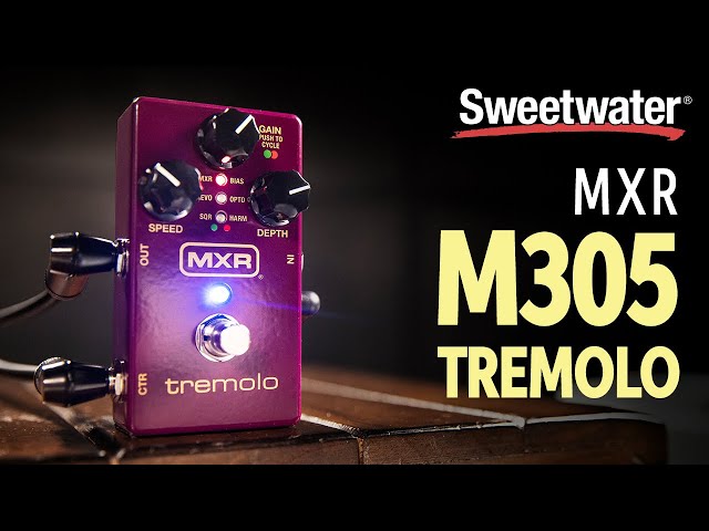 MXR M305 Tremolo Pedal Demo - YouTube