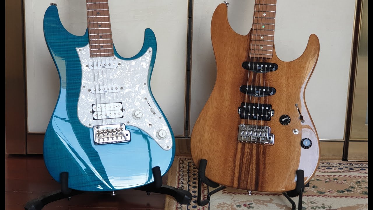 Ibanez TQM1 Tom Quayle Signature vs Ibanez Prestige AZ2204 - YouTube