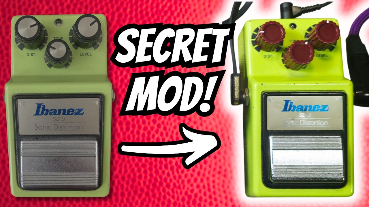 Ibanez Sonic Distortion Mod | Landau's Secret Tone - YouTube