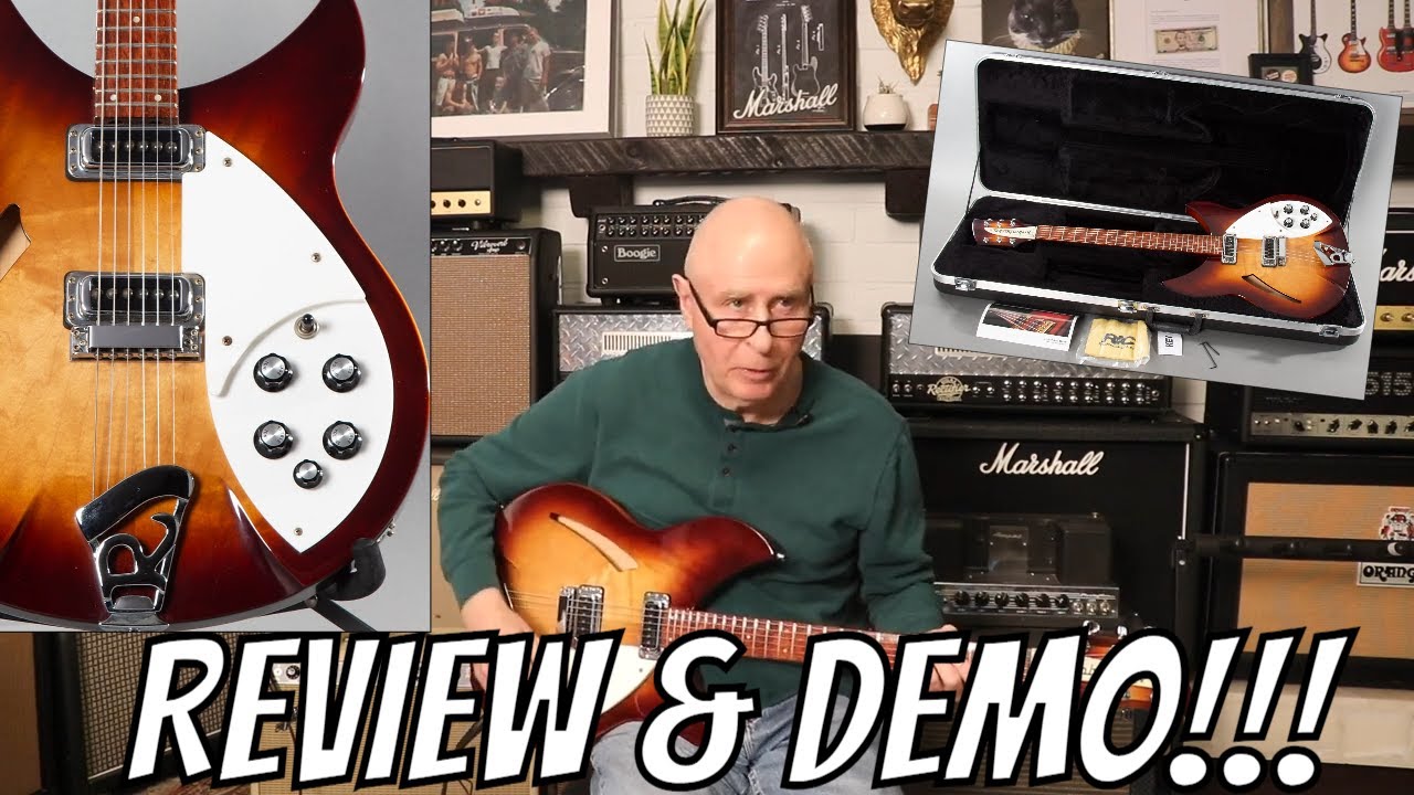 04 Rickenbacker 330 Montezuma Brown | Review & Demo! - YouTube