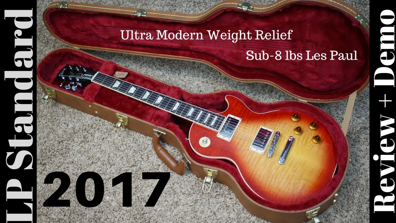2017 Gibson Les Paul Standard T Cherry Sunburst Flame Top Review +