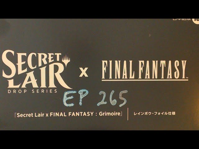 Secret Lair x Final Fantasy: Grimoire Japanese Rainbow Foil