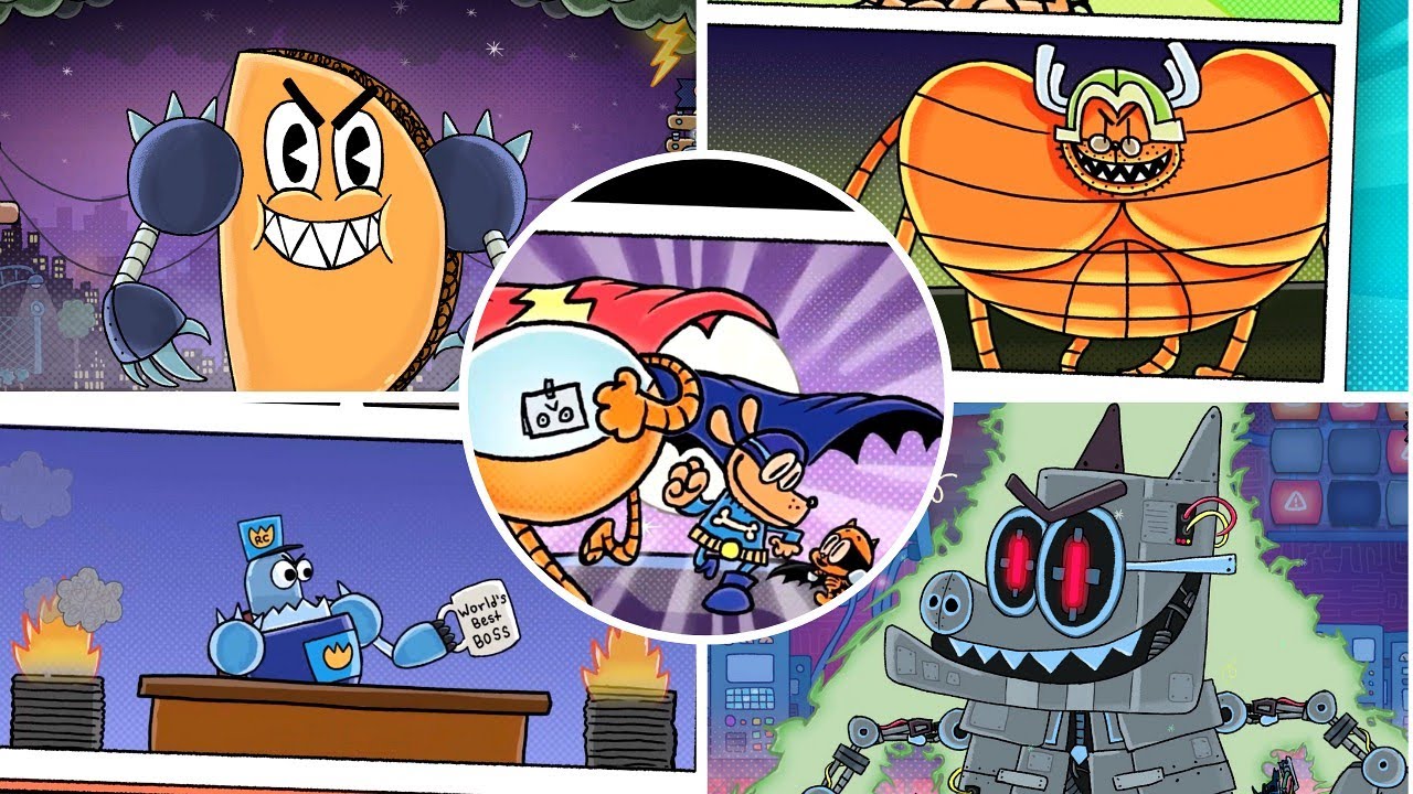 Dog Man: Mission Impawsible - All Bosses + Ending - YouTube