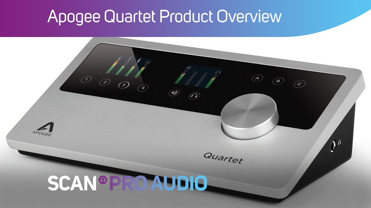 Apogee Quartet - Now for Windows too! - YouTube