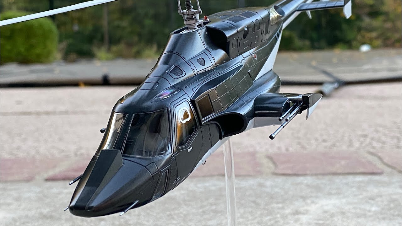 Aoshima 1/48 Airwolf Build Part 2: Finale - YouTube
