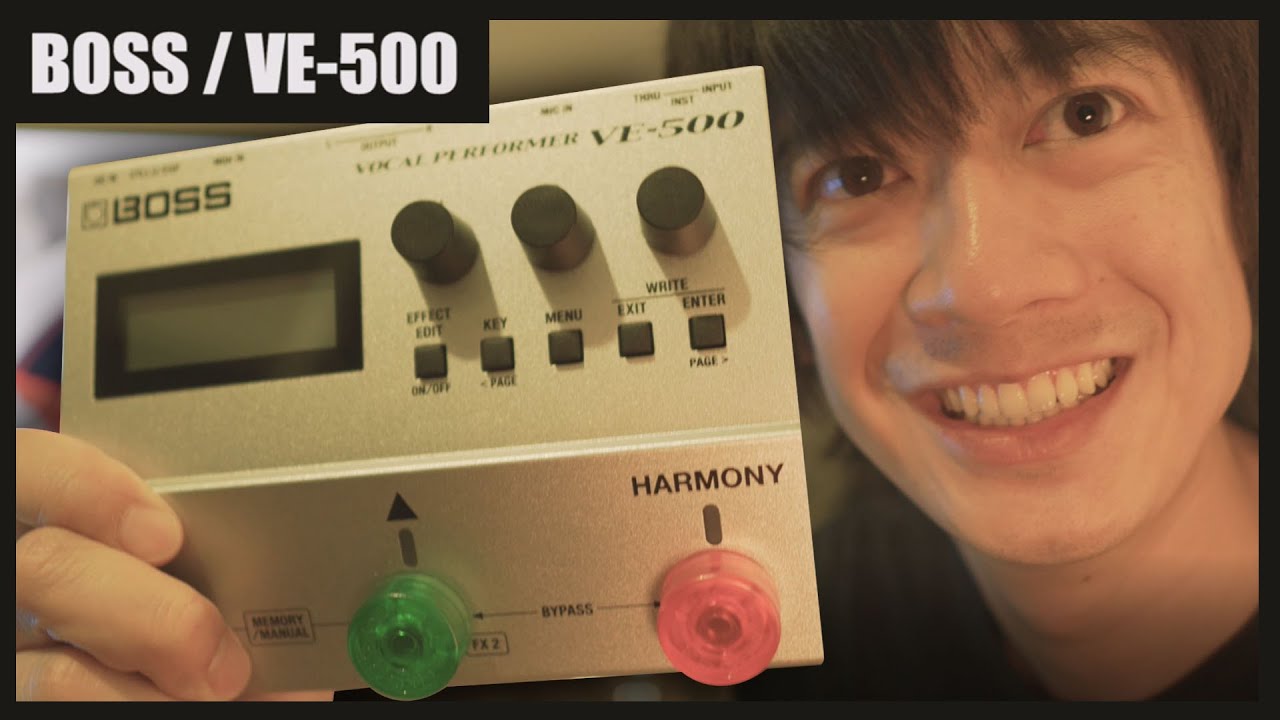 Exploring the Versatile Vocal Effects Processor 【BOSS VE-500
