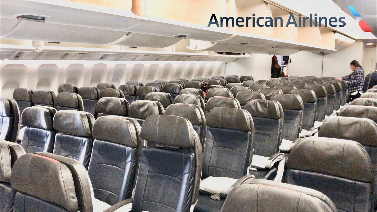 AMERICAN Airlines B777-300ER ECONOMY Class: AA192 Hong Kong to Los
