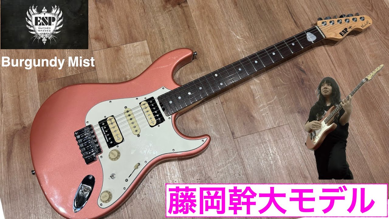 ESP Mikio Fujioka Custom 2018年製 - YouTube