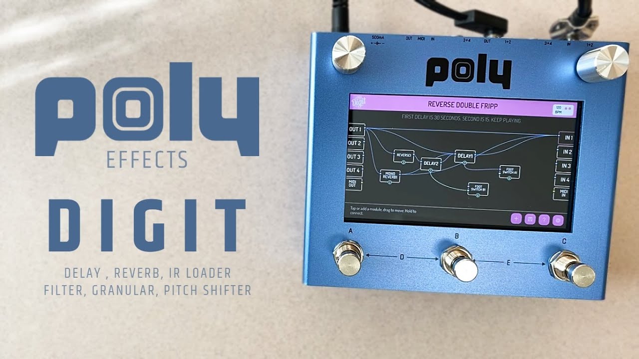 Poly Effects Digit - ビデオといくつかの考え : r/guitarpedals