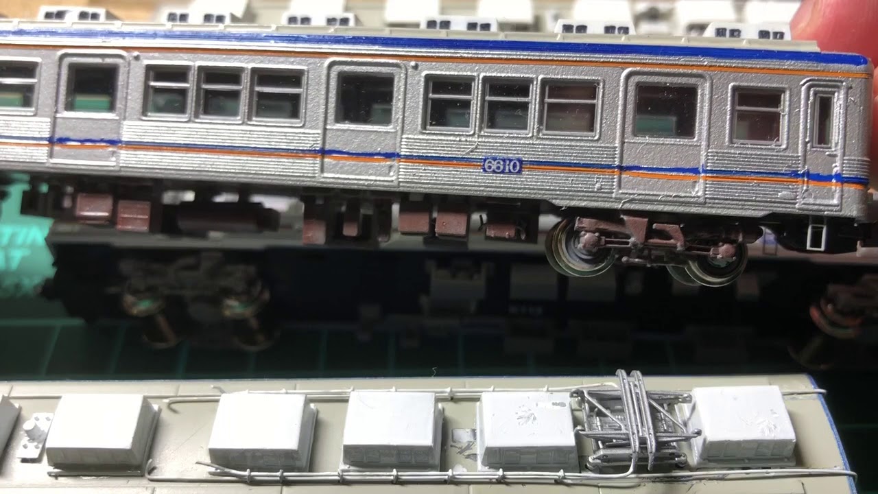 Nゲージ製作］鉄コレ南海6000系を4両改造しています♪ - YouTube