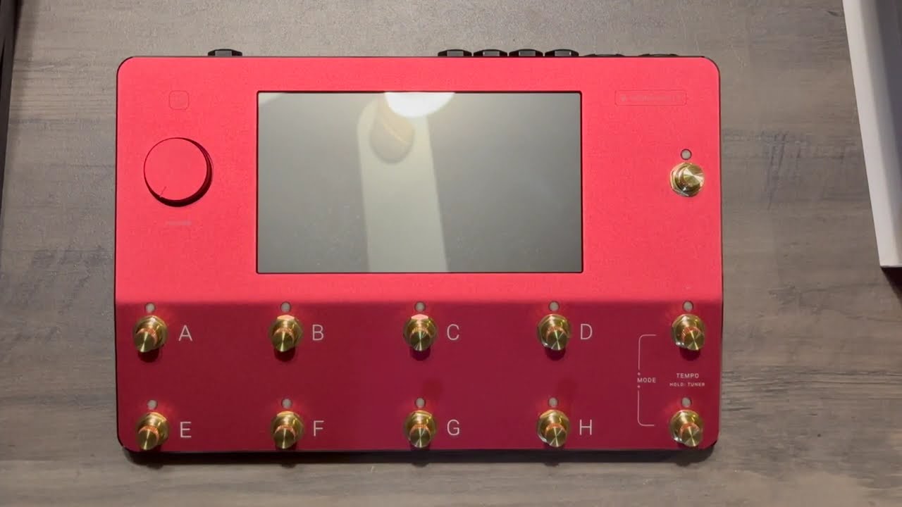 2024 Neural DSP Quad Cortex Limited Edition Red and Gold (Unboxing