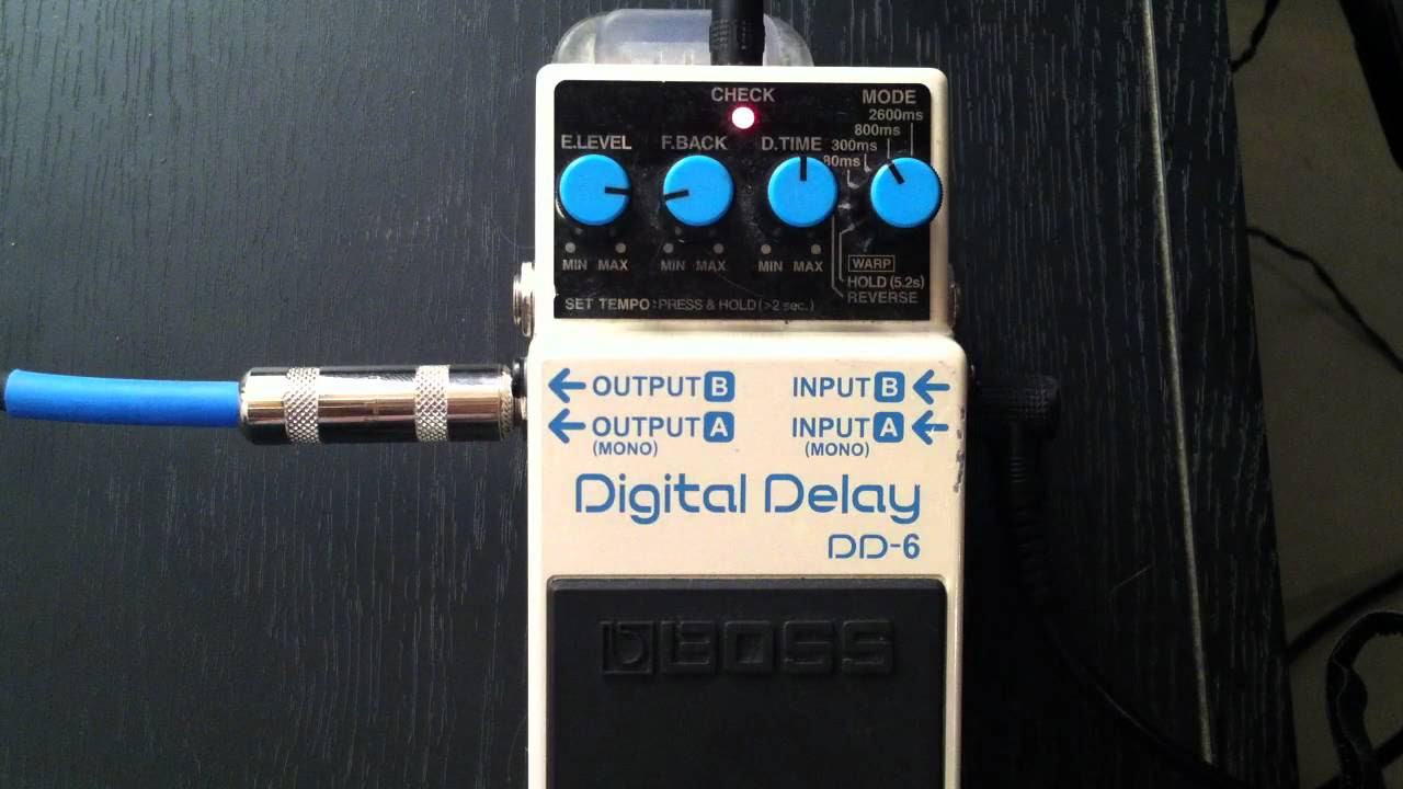 Boss DD-6 Digital Delay: Stompbox Walkthrough Video - YouTube