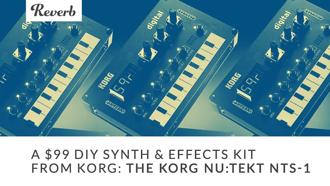 A $99 DIY Synth & Effects Kit from Korg: The Korg Nu:Tekt NTS-1