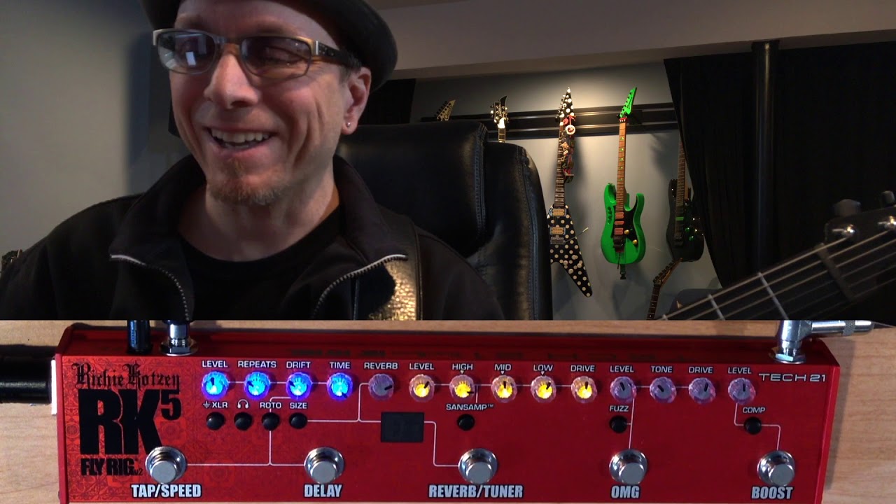 TECH 21 RK5 v2 Richie Kotzen Fly Rig, demo by Vince Genella NAMM