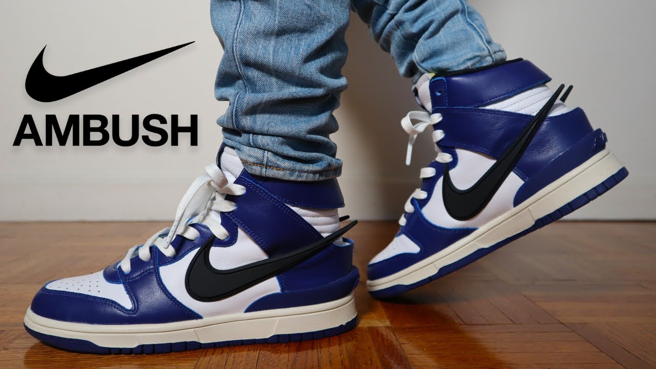 I WAS WRONG ABOUT THESE  Nike Dunk High Ambush Deep Royal