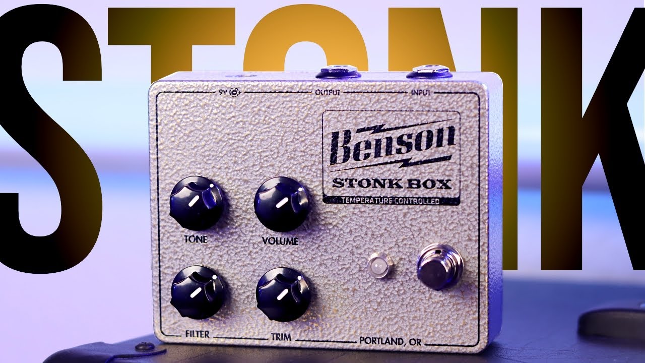Benson Amps Stonk Box Fuzz Demo // Versatile Tone-Bender MK1
