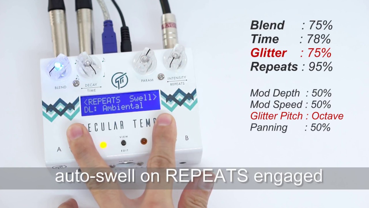 GFI SYSTEM Specular Tempus リバーブ ディレイ エフェクター