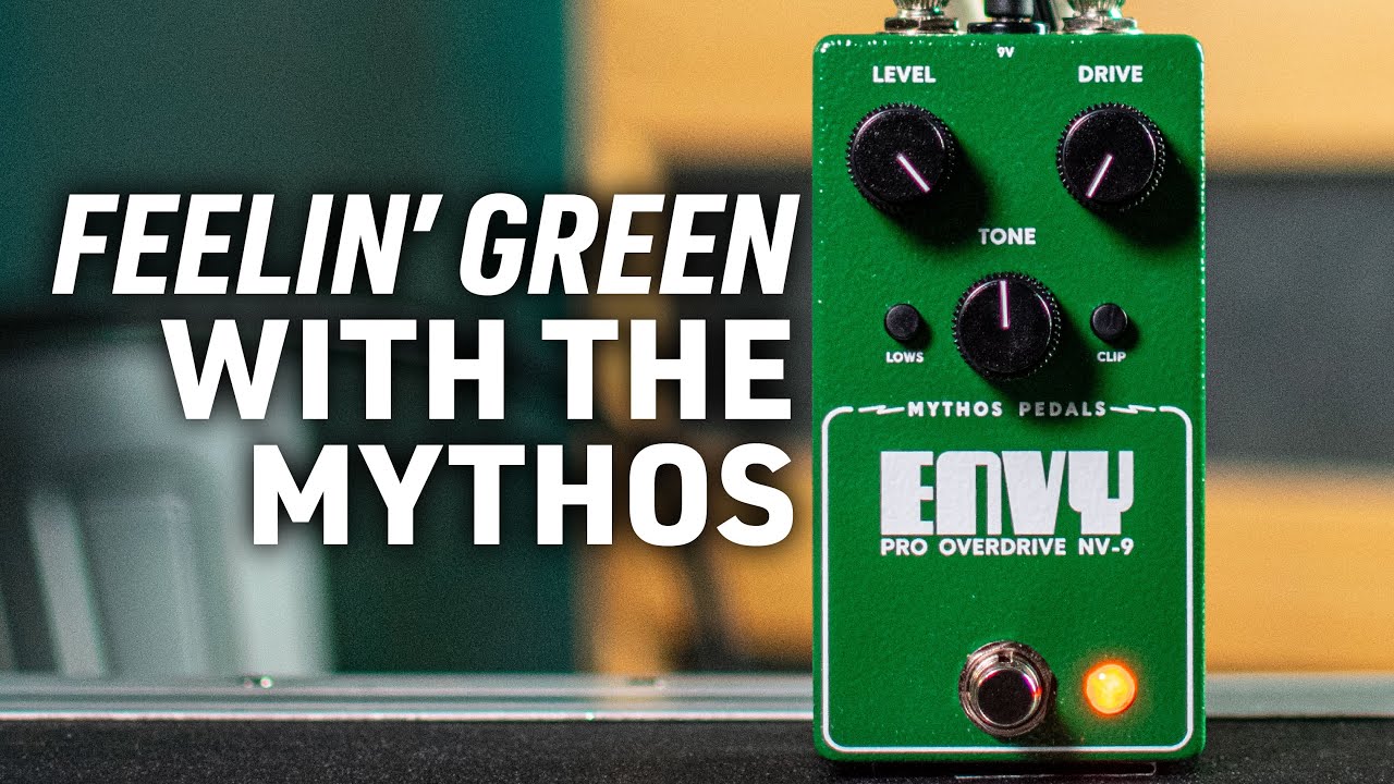 Mythos Pedals Envy Pro Overdrive NV9 Demo - YouTube
