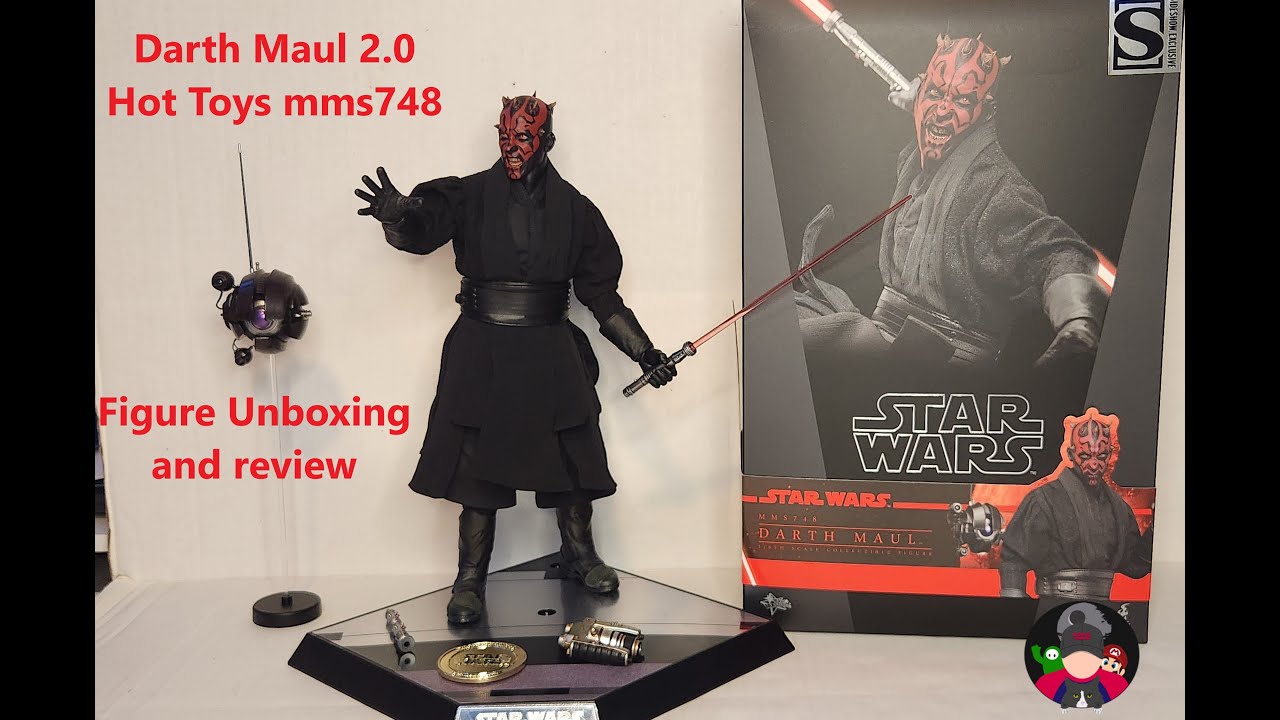 Darth Maul 2.0 by Hot Toys mms748 - figure unboxing and review