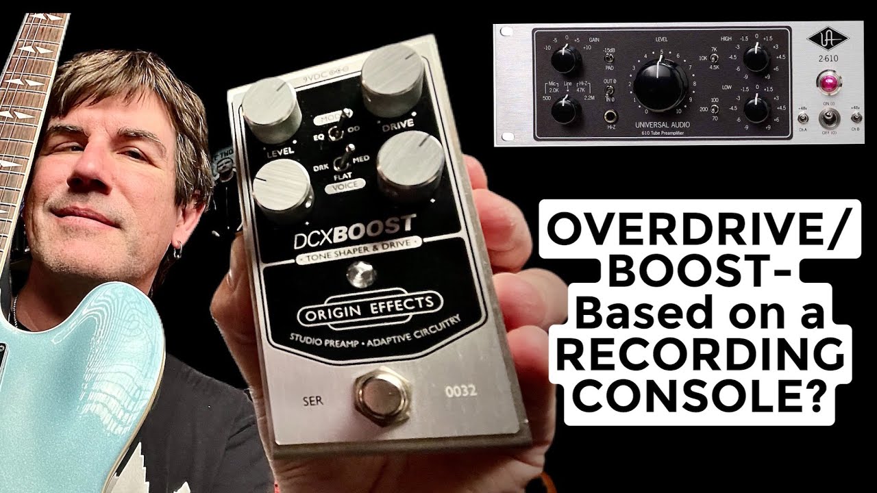 The DRIVE BOX based on a RECORDING CONSOLE? Origin FX DCX BOOST