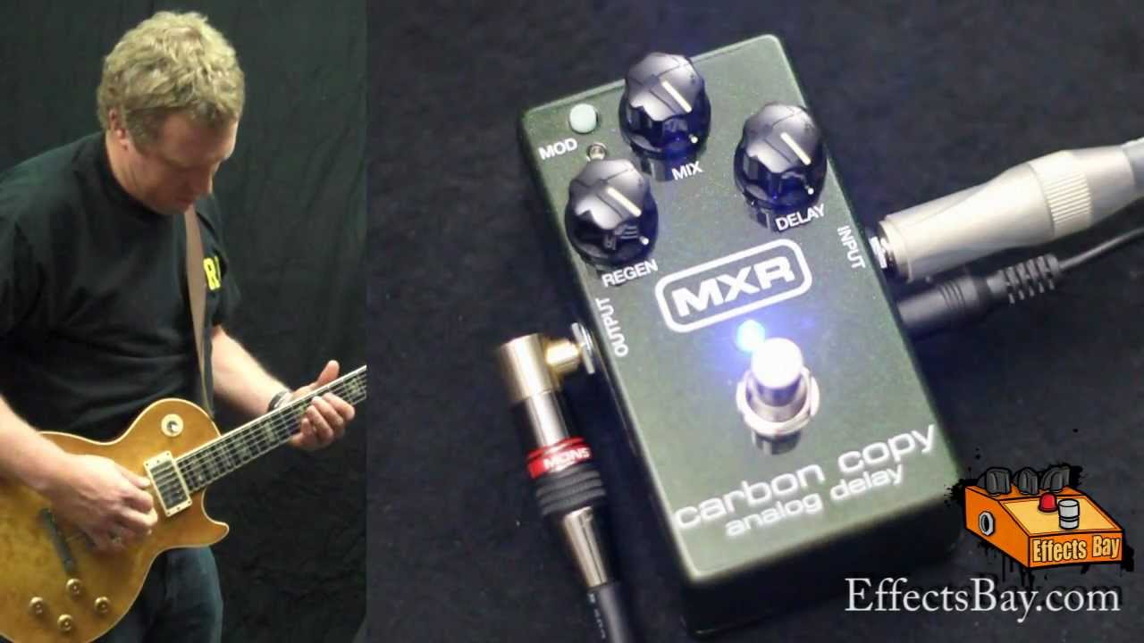 MXR Carbon Copy Analog Delay レビュー！ | へたれマカー日記