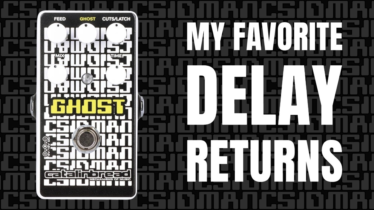 The ultimate glitchy delay pedal—CSIDMAN Ghost by Catalinbread