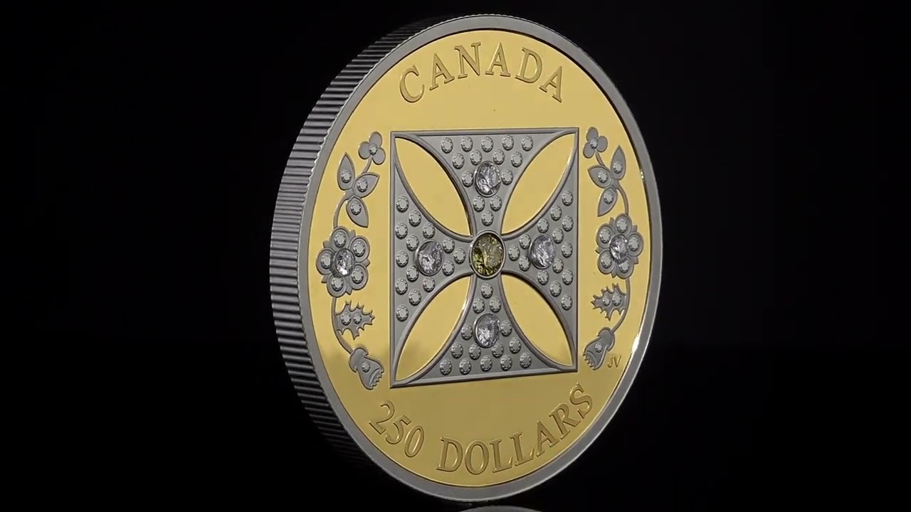 最高鑑定】2022カナダエリザベス女王ダイアモンドダイアデム銀貨