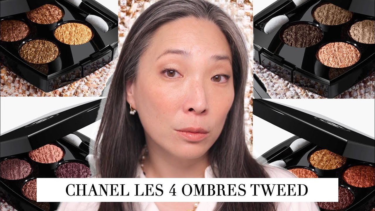 CHANEL LES 4 OMBRES TWEED - ALL 4 DEMO'ED AND SWATCHED - YouTube